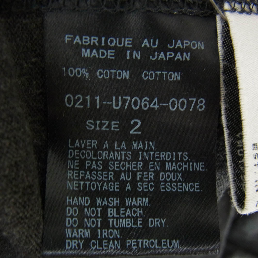 アーツ＆サイエンス ラグラン クルーネック 長袖 Tシャツ チャコール系 2【中古】