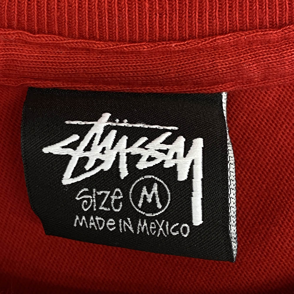 STUSSY ステューシー DOVER STREET MARKET ドーバーストリートマーケット ロゴプリント 半袖 Tシャツ レッド系 M【中古】