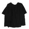 MAISON MARGIELA メゾンマルジェラ S32NC0527 S21058 MM6 タック コットン ショート丈 半袖 カットソー Tシャツ ブラック系 XS【中古】