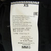 MAISON MARGIELA メゾンマルジェラ S32NC0527 S21058 MM6 タック コットン ショート丈 半袖 カットソー Tシャツ ブラック系 XS【中古】