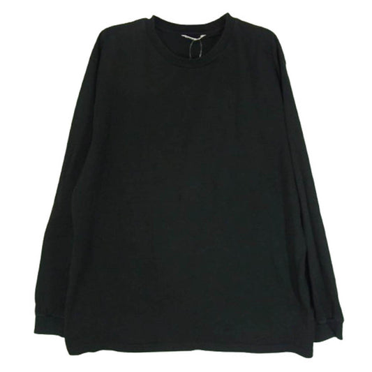 AURALEE オーラリー A00SP01GT LUSTER PLAITING L/S TEE ラスタープレーティング 長袖 Tシャツ ブラック系 3【中古】