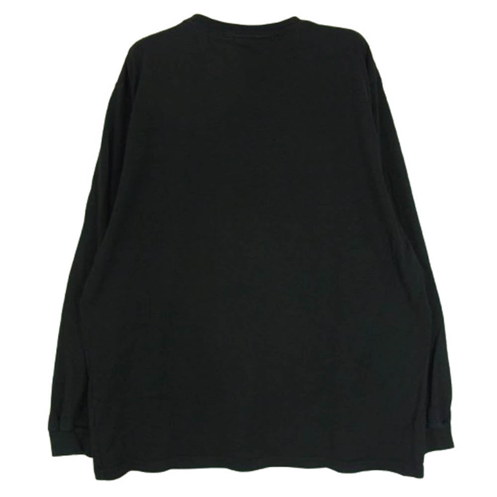 AURALEE オーラリー A00SP01GT LUSTER PLAITING L/S TEE ラスタープレーティング 長袖 Tシャツ ブラック系 3【中古】