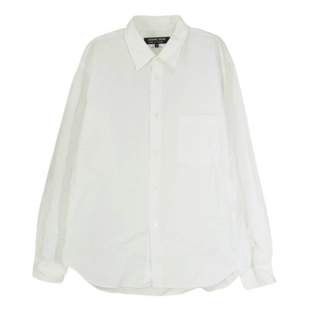 COMME des GARCONS HOMME DEUX コムデギャルソンオムドゥ AD2020 DZ-B516 定番 レギュラーカラー 長袖 シャツ ホワイト系 M【中古】