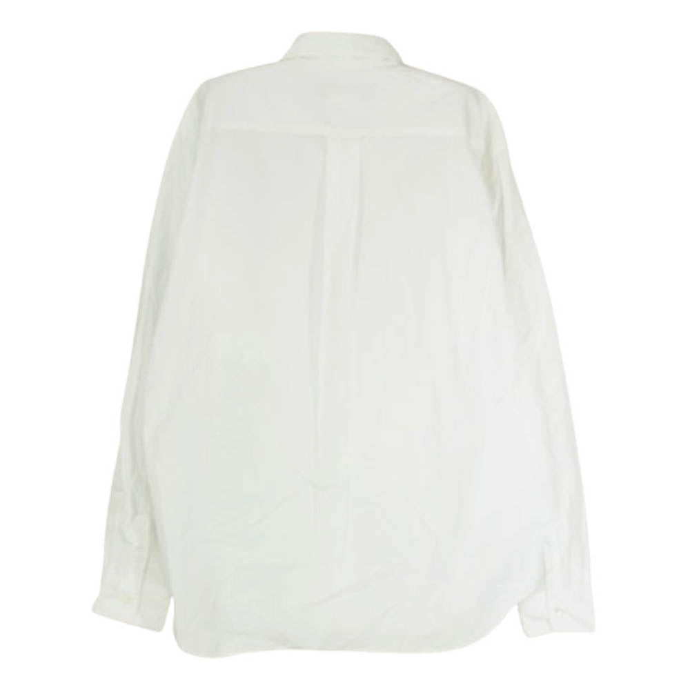 COMME des GARCONS HOMME DEUX コムデギャルソンオムドゥ AD2020 DZ-B516 定番 レギュラーカラー 長袖 シャツ ホワイト系 M【中古】