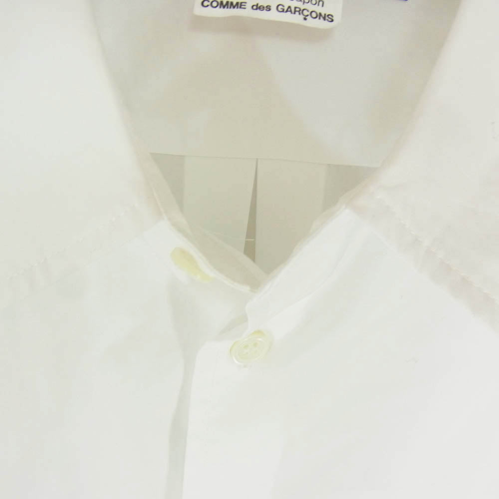 COMME des GARCONS HOMME DEUX コムデギャルソンオムドゥ AD2020 DZ-B516 定番 レギュラーカラー 長袖 シャツ ホワイト系 M【中古】