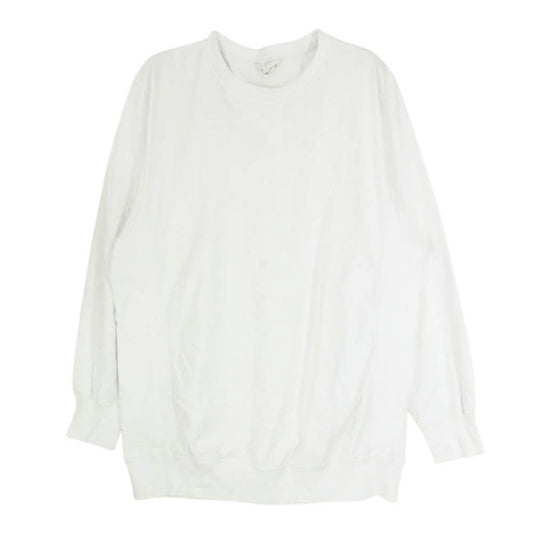 AURALEE オーラリー 23SS A23SP01NU ELASTIC HIGH GAUGE SWEAT P/O エラスティック ハイゲージ スウェット プルオーバー ホワイト系 4【中古】