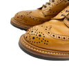 Tricker's トリッカーズ 926485 COUNTRY BOOT 外羽根 ウイングチップ カントリー レザー ブーツ キャメル ライトブラウン系 6【中古】