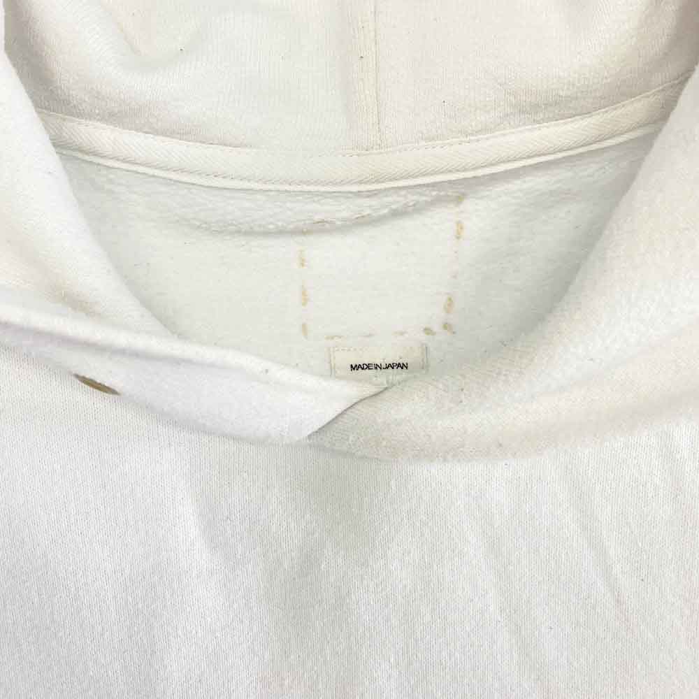 VISVIM ビズビム 19AW 0119405010002 JUMBO HOODIE P.O. STRIPES ジャンボ フーディ― ストライプ プルオーバー パーカー ホワイト系 2【中古】