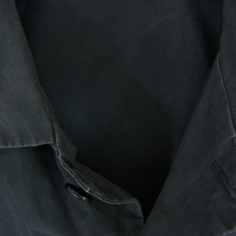 ケイシーケイシー ペーパー コットン シャツ ジャケット ネイビー系 L【中古】