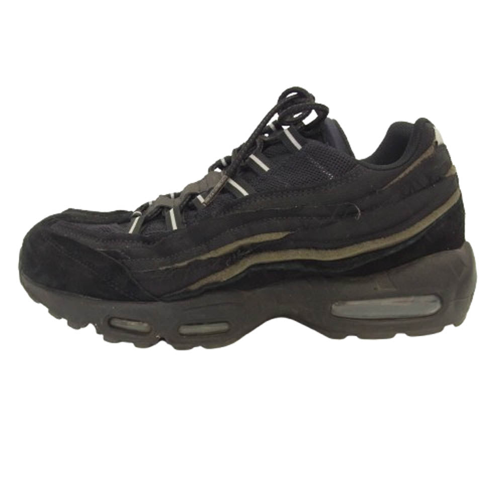 NIKE ナイキ CU8406-001 COMME des GARCONS Air Max 95 コムデギャルソン エアマックス95 ローカット スニーカー ブラック系 26.5cm【中古】