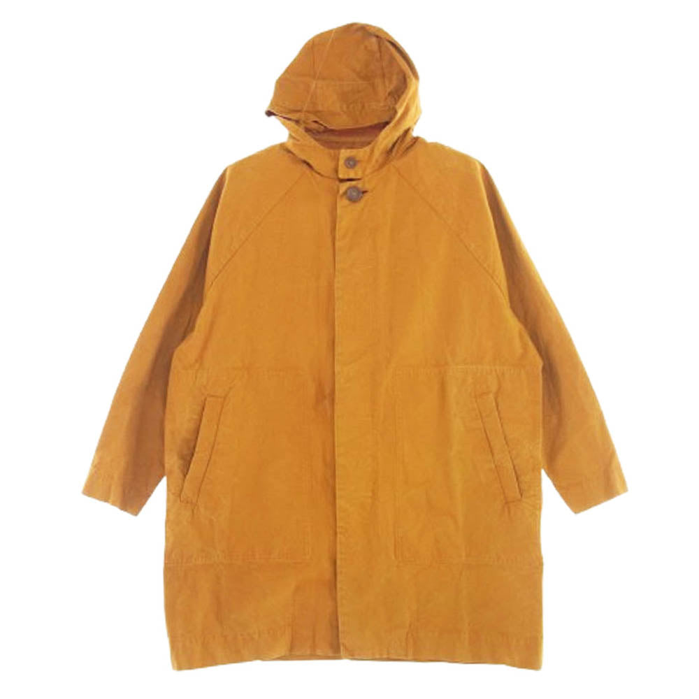ケイシーケイシー 18AW Wax Cotton Rotherdam Parka ワックスコットン フード付き ジャケット パーカ イエロー系 S【中古】