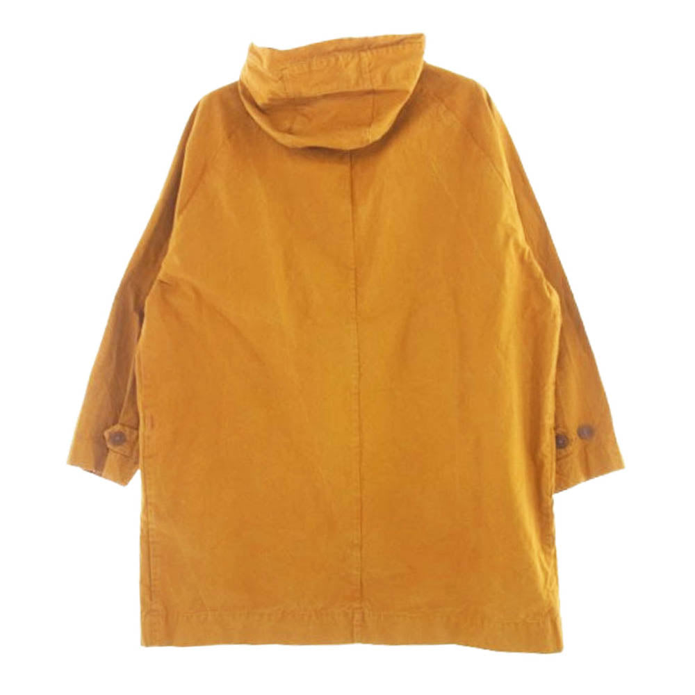 ケイシーケイシー 18AW Wax Cotton Rotherdam Parka ワックスコットン フード付き ジャケット パーカ イエロー系 S【中古】