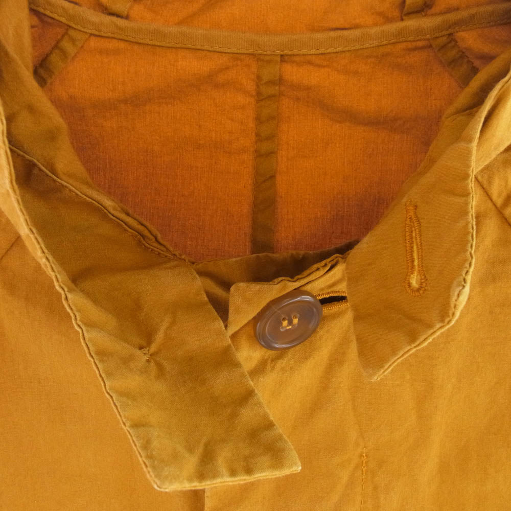 ケイシーケイシー 18AW Wax Cotton Rotherdam Parka ワックスコットン フード付き ジャケット パーカ イエロー系 S【中古】