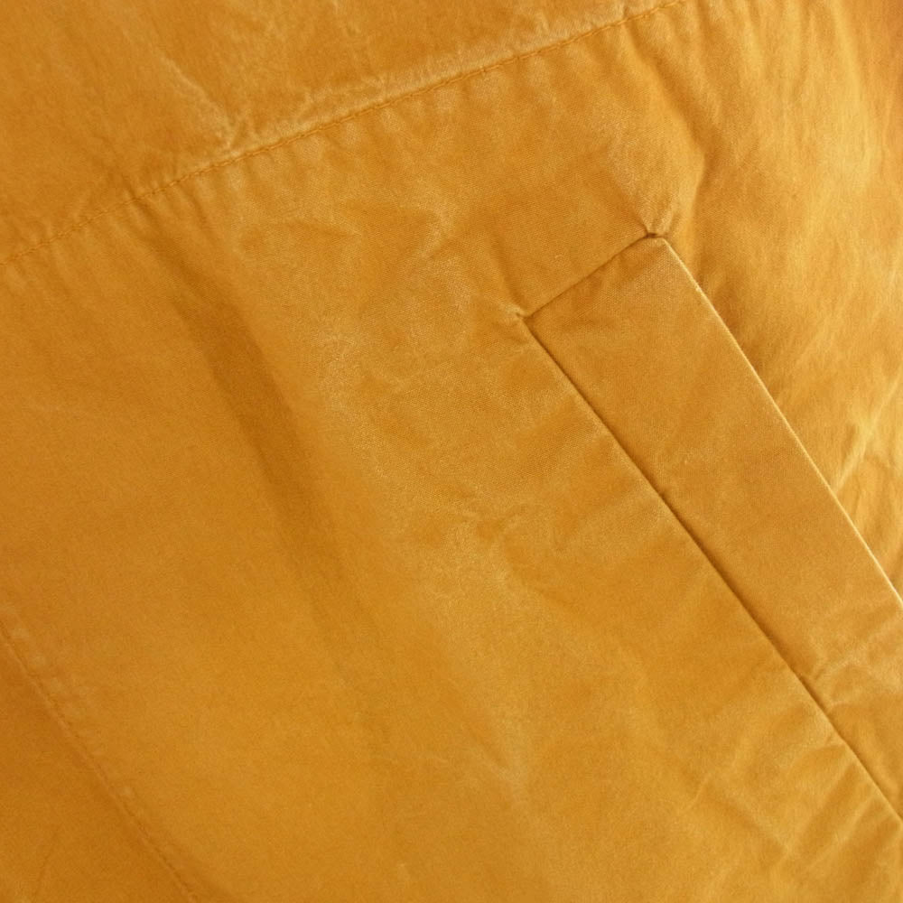 ケイシーケイシー 18AW Wax Cotton Rotherdam Parka ワックスコットン フード付き ジャケット パーカ イエロー系 S【中古】