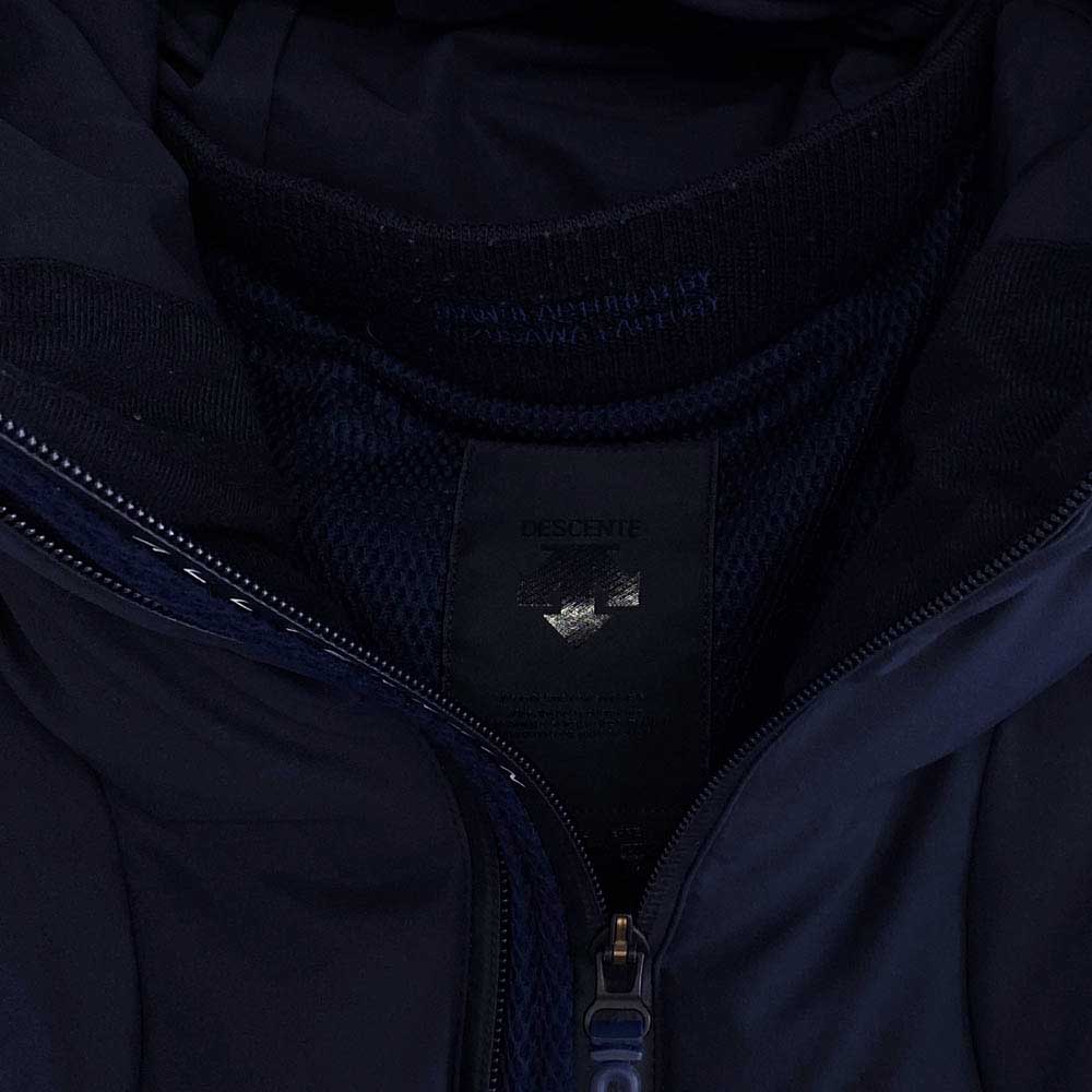 DESCENTE デサント DAMOGK32U 水沢ダウン ALLTERRAIN SHUTTLE オルテライン シャトル フード付き ダウンジャケット ネイビー系 S【中古】