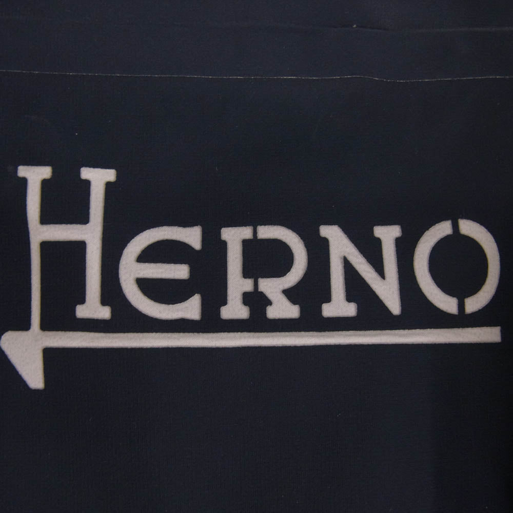 Herno ヘルノ 12648-580-3 ナイロン スプリング コート ネイビー系 42【中古】