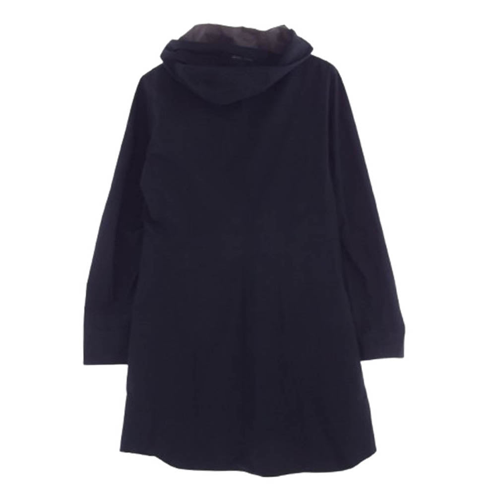 Herno ヘルノ PA006DL-11101-9290 Laminar GORE-TEX ラミナー ゴアテックス ナイロン フーデッド コート ブラック系 42【中古】