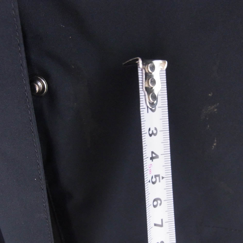 Herno ヘルノ PA006DL-11101-9290 Laminar GORE-TEX ラミナー ゴアテックス ナイロン フーデッド コート ブラック系 42【中古】