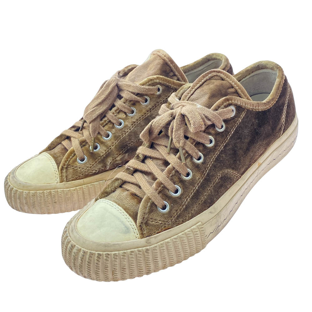 VISVIM ビズビム 18AW 0118201001001 SKAGWAY LOW ベロア ローカットスニーカー ブラウン系 US9.5【中古】
