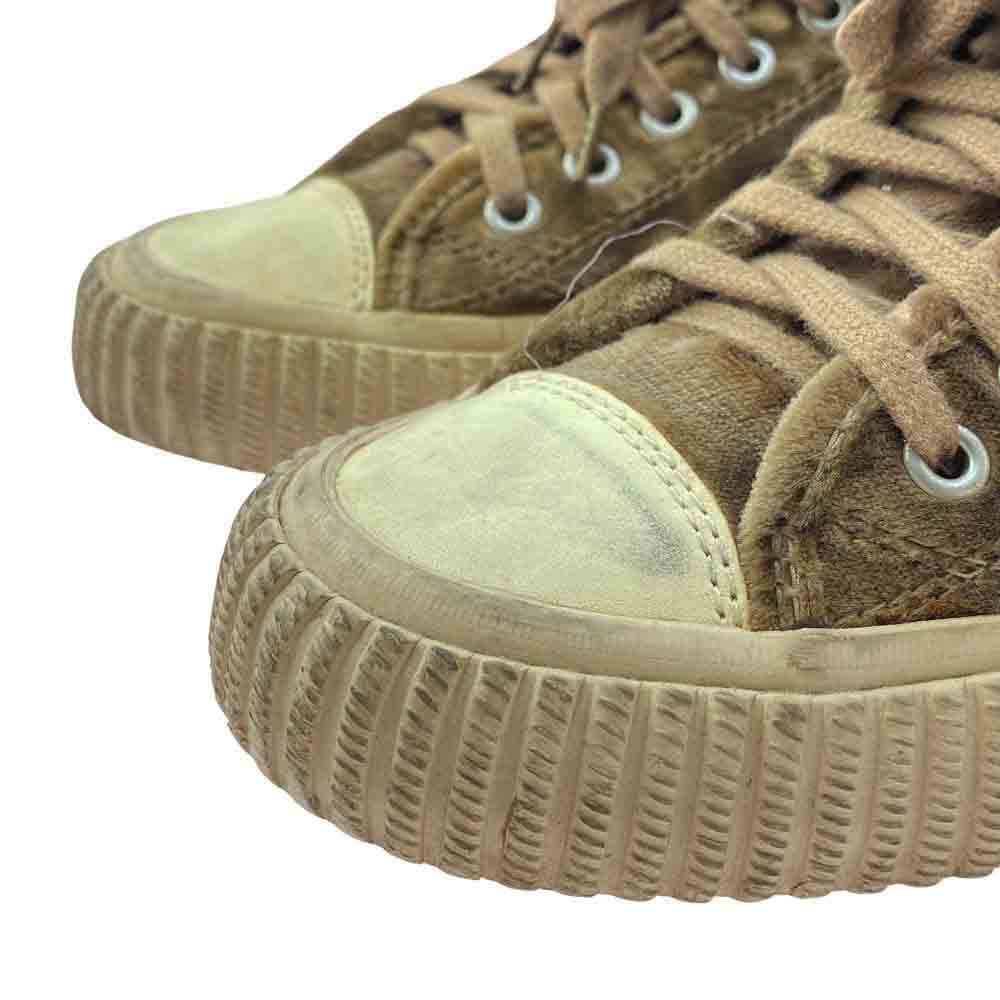 VISVIM ビズビム 18AW 0118201001001 SKAGWAY LOW ベロア ローカットスニーカー ブラウン系 US9.5【中古】