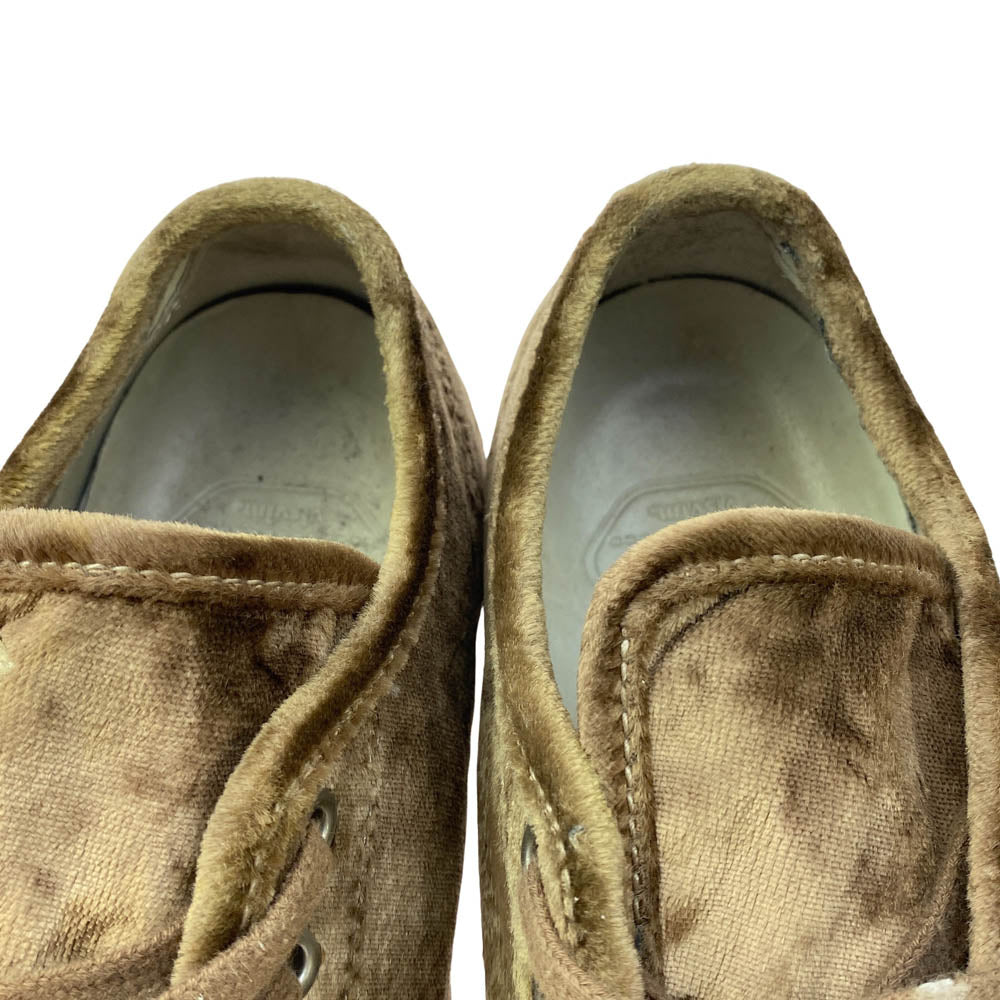 VISVIM ビズビム 18AW 0118201001001 SKAGWAY LOW ベロア ローカットスニーカー ブラウン系 US9.5【中古】