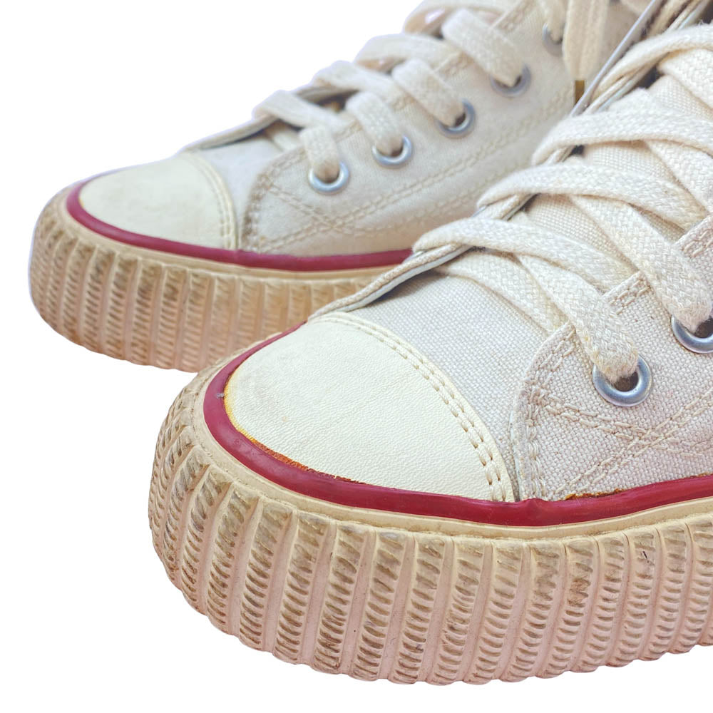 VISVIM ビズビム 18AW 0118201001002 SKAGWAY HI キャンバス ハイカットスニーカー ホワイト系 US9【中古】