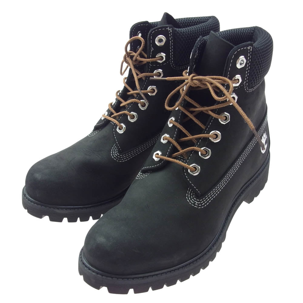 Timberland ティンバーランド TB0A2P6WW05 Premium 6 Inch プレミアム 6インチ スエード レースアップ ショートブーツ ブラック系 27cm【中古】