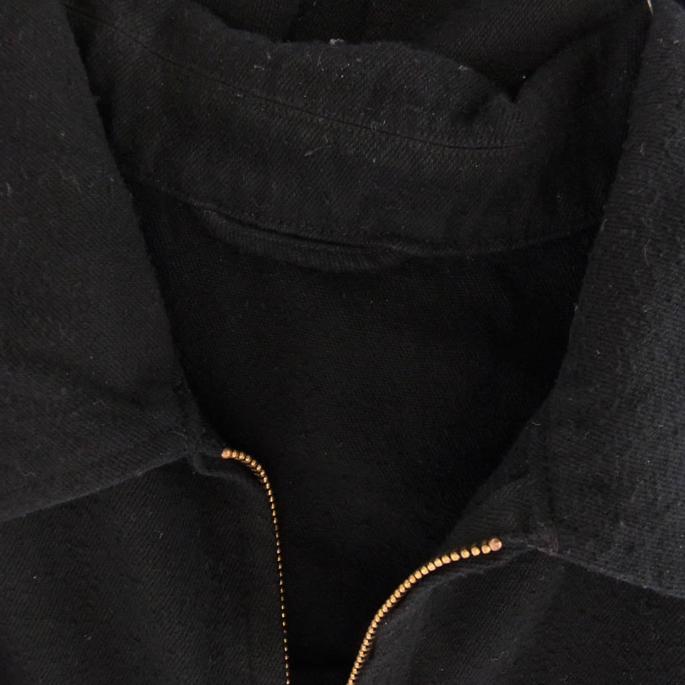 COMOLI コモリ 25SS B01-01003 シルクネップ ジップ ショート ジャケット ブラック系 2【中古】