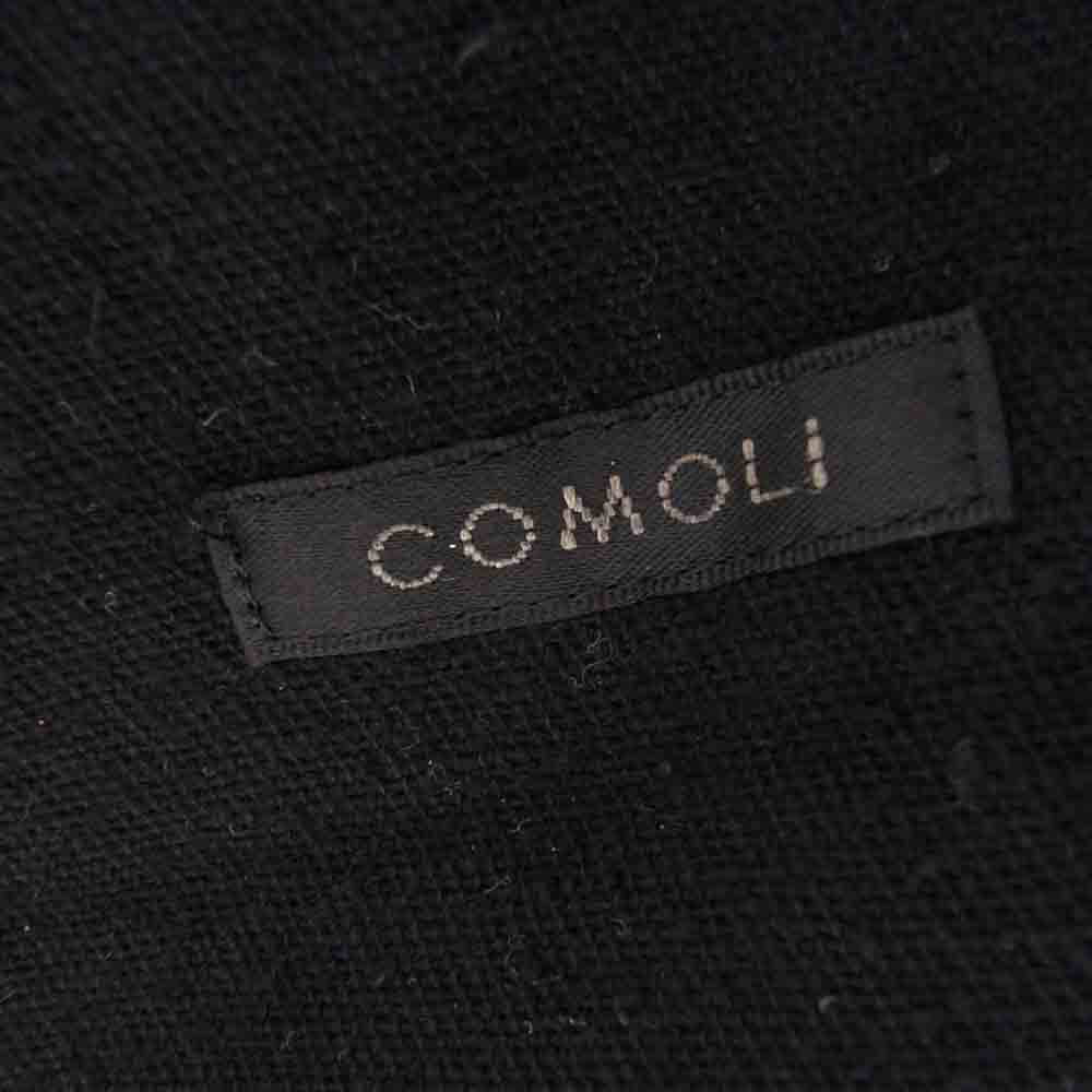 COMOLI コモリ 25SS B01-01003 シルクネップ ジップ ショート ジャケット ブラック系 2【中古】