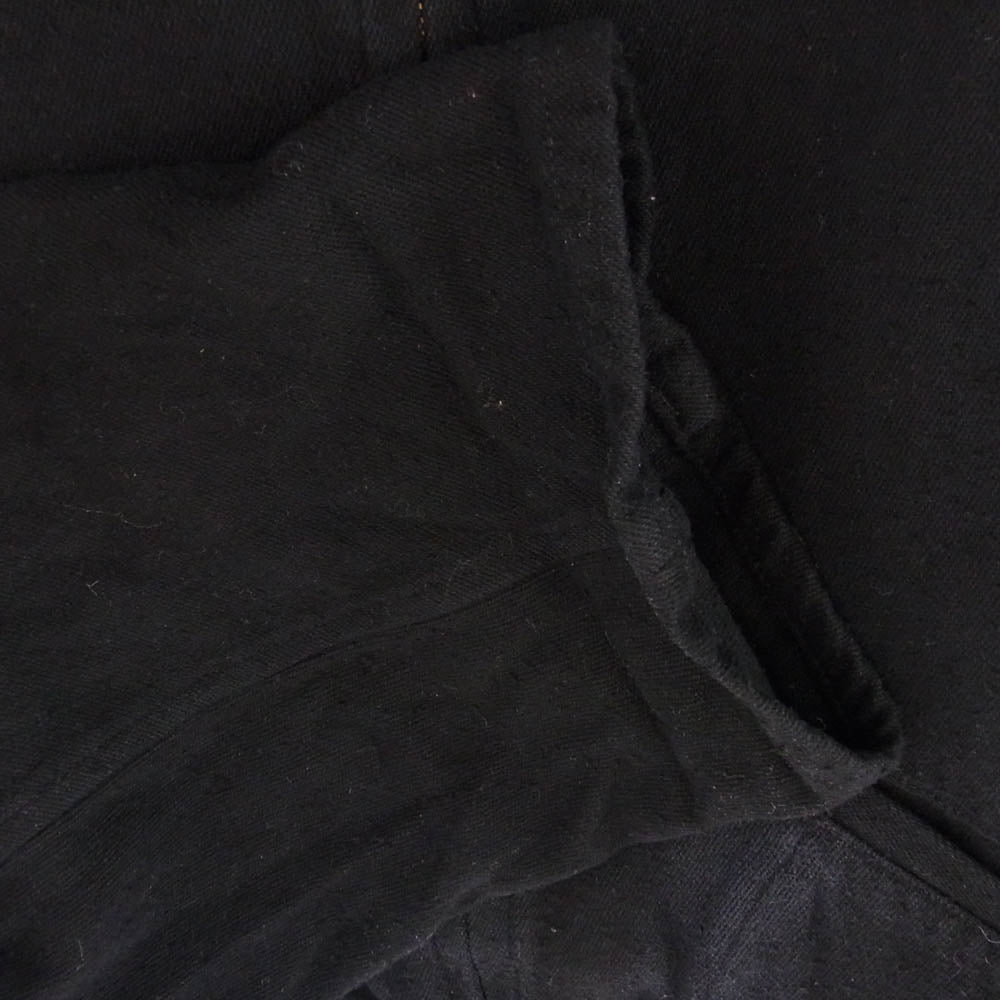 COMOLI コモリ 25SS B01-01003 シルクネップ ジップ ショート ジャケット ブラック系 2【中古】