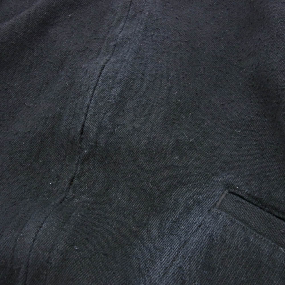 COMOLI コモリ 25SS B01-01003 シルクネップ ジップ ショート ジャケット ブラック系 2【中古】