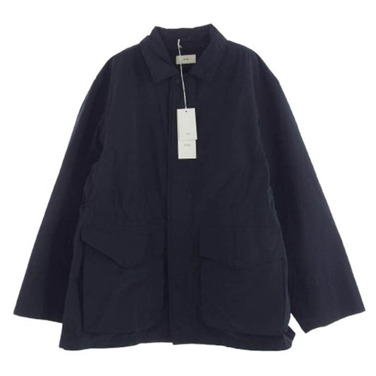 ATON エイトン 24AW 7110477 AIR WEATHER SHORT MODS COAT ショート モッズ コート ネイビー系 4【新古品】【未使用】【中古】