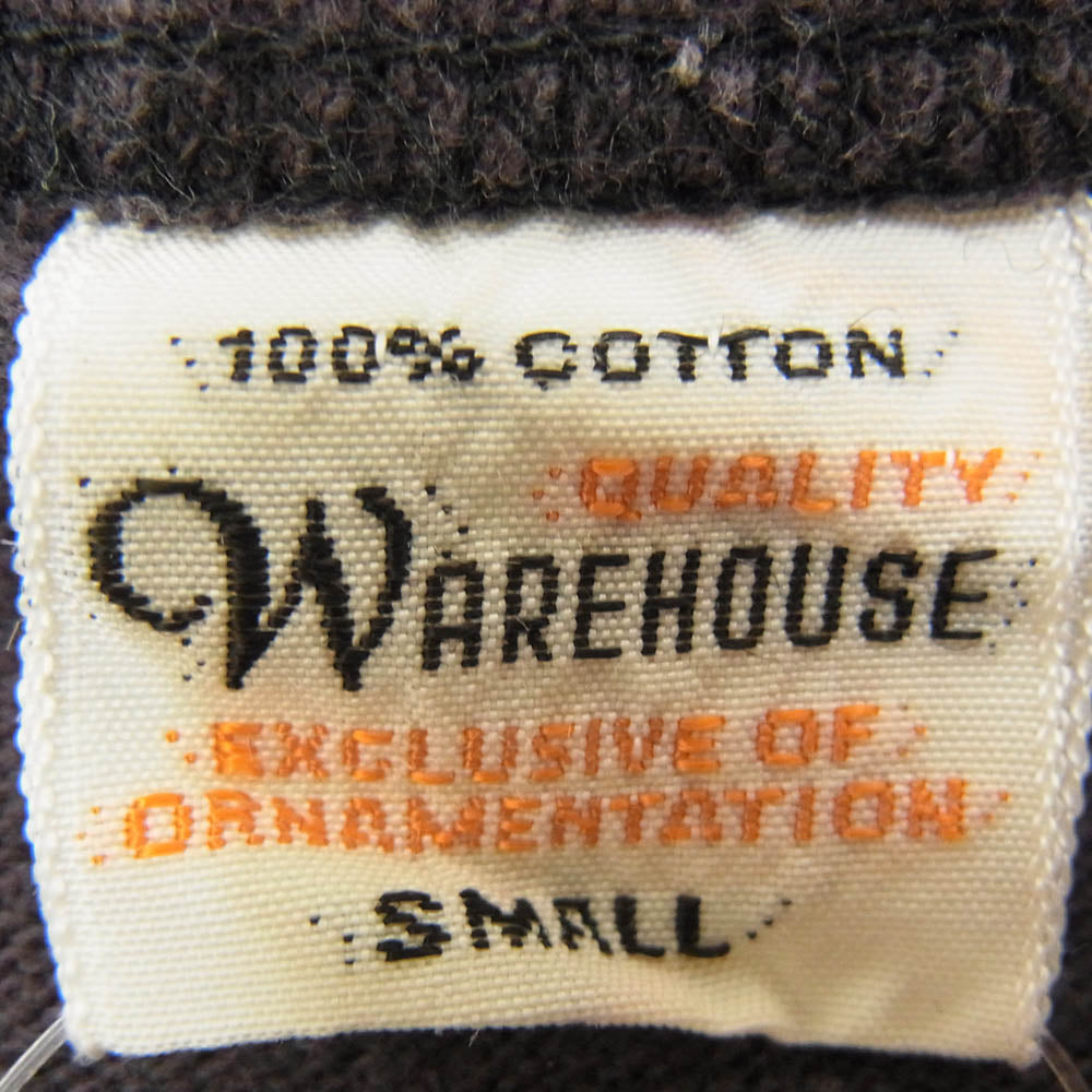 WAREHOUSE ウエアハウス RACING TEAM プリント クルーネック 半袖 Tシャツ チャコール系 S【中古】