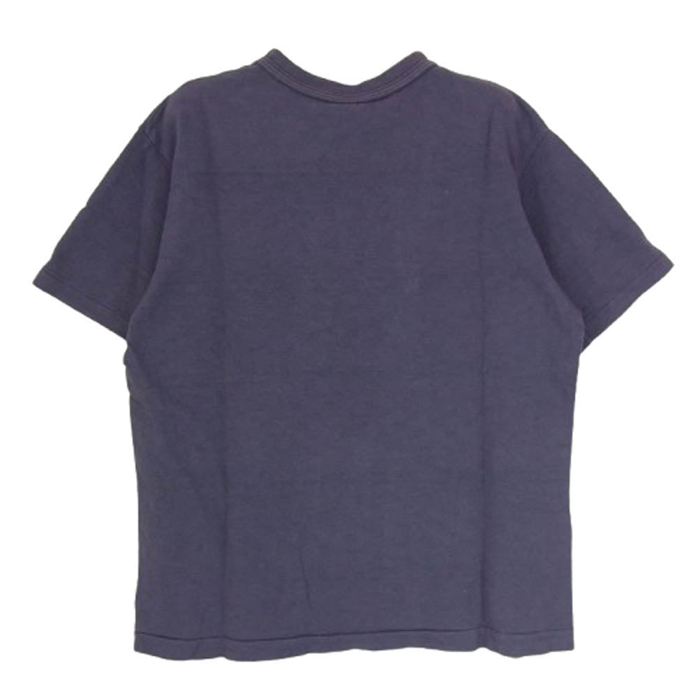 WAREHOUSE ウエアハウス OTSEGO BULLDOGS プリント クルーネック 半袖 Tシャツ ネイビー系 S【中古】