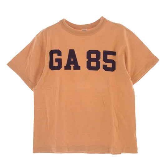 WAREHOUSE ウエアハウス GA85 プリント Tシャツ オレンジ系 S【中古】