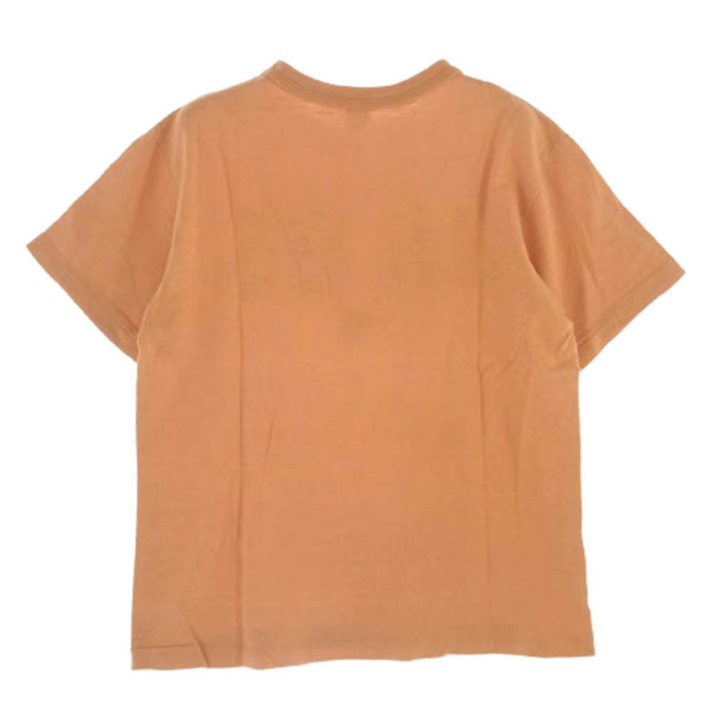 WAREHOUSE ウエアハウス GA85 プリント Tシャツ オレンジ系 S【中古】