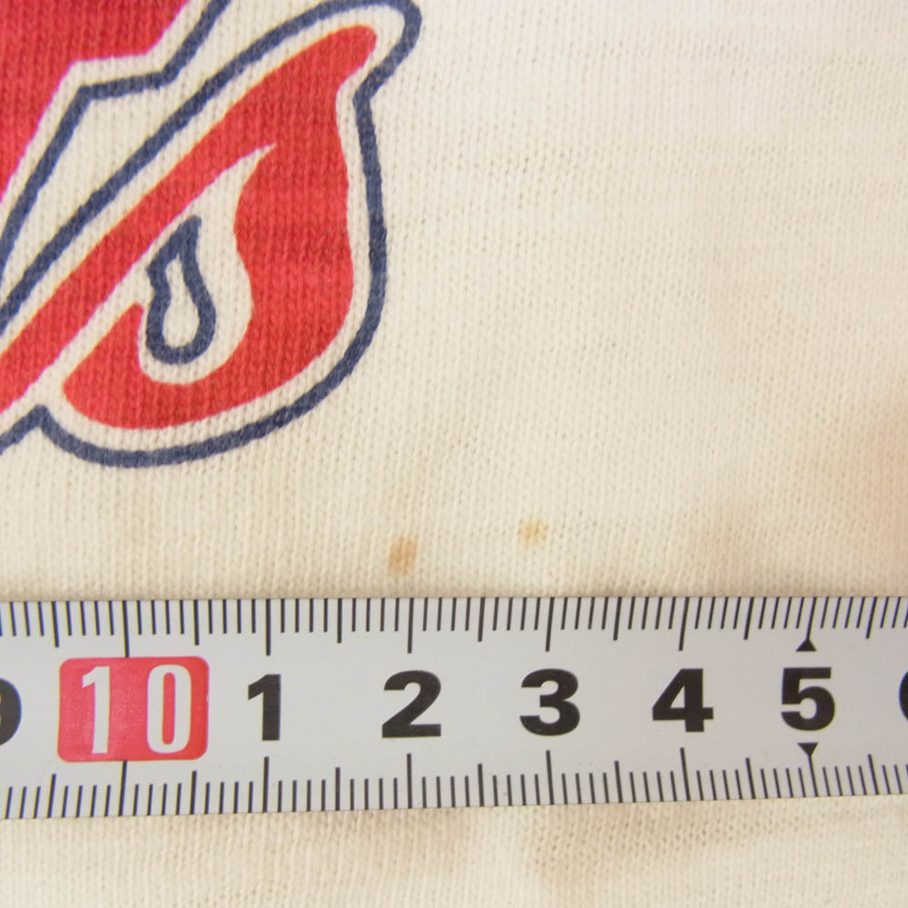 WAREHOUSE ウエアハウス TUCKAHOE PATRIOTS プリント 7分袖 Tシャツ ネイビー系 S【中古】