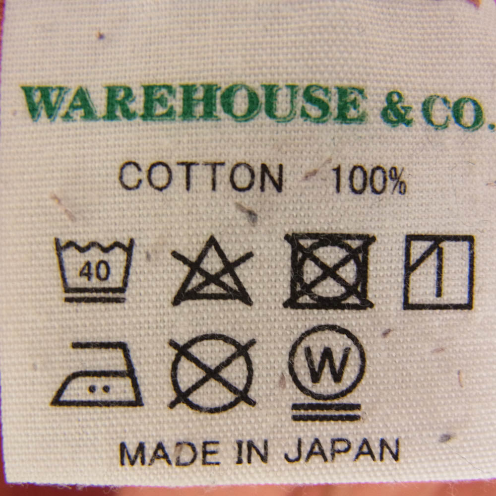 WAREHOUSE ウエアハウス MIDWESTERN MILWAUKEE プリント Tシャツ バーガンディー系 S【中古】