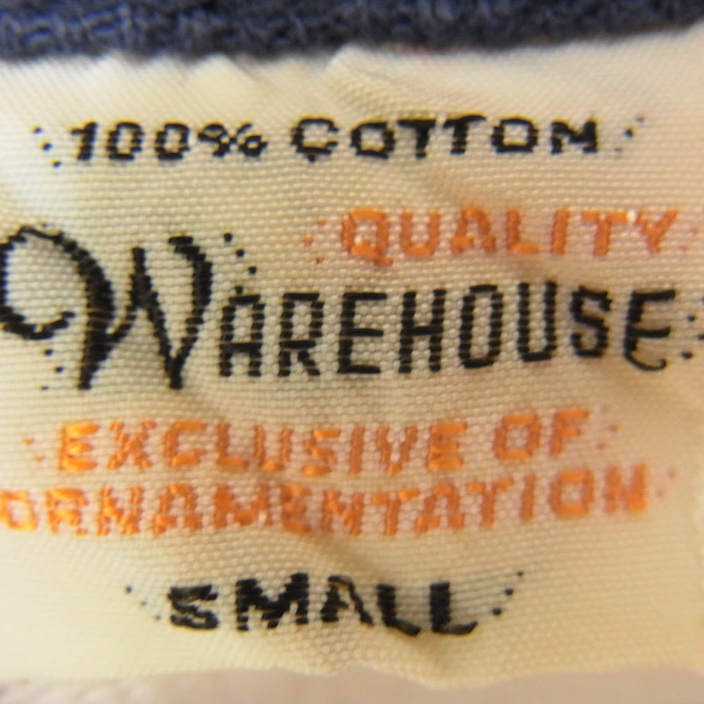 WAREHOUSE ウエアハウス NATION’S CAPITAL プリント リンガー クルーネック 半袖 Tシャツ ホワイト系 S【中古】