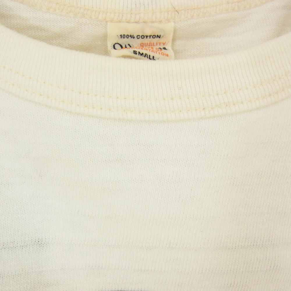 WAREHOUSE ウエアハウス GREENWICH RECREATION プリント 7分袖 Tシャツ ネイビー系 S【中古】