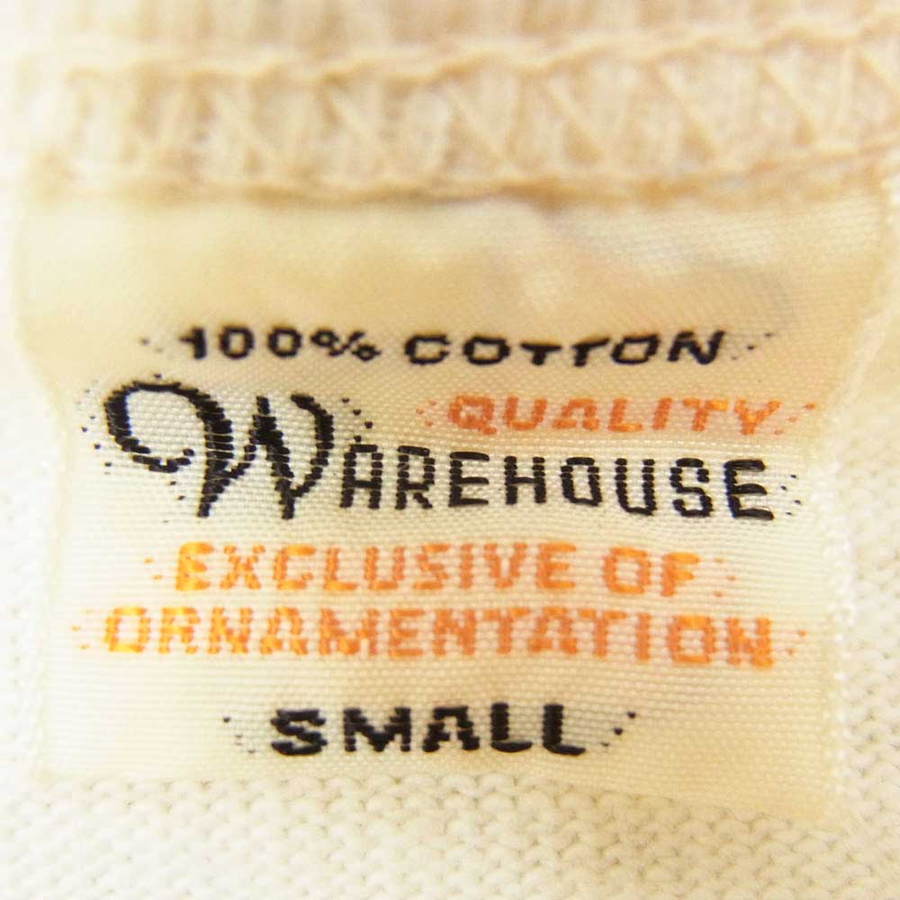 WAREHOUSE ウエアハウス GREENWICH RECREATION プリント 7分袖 Tシャツ ネイビー系 S【中古】