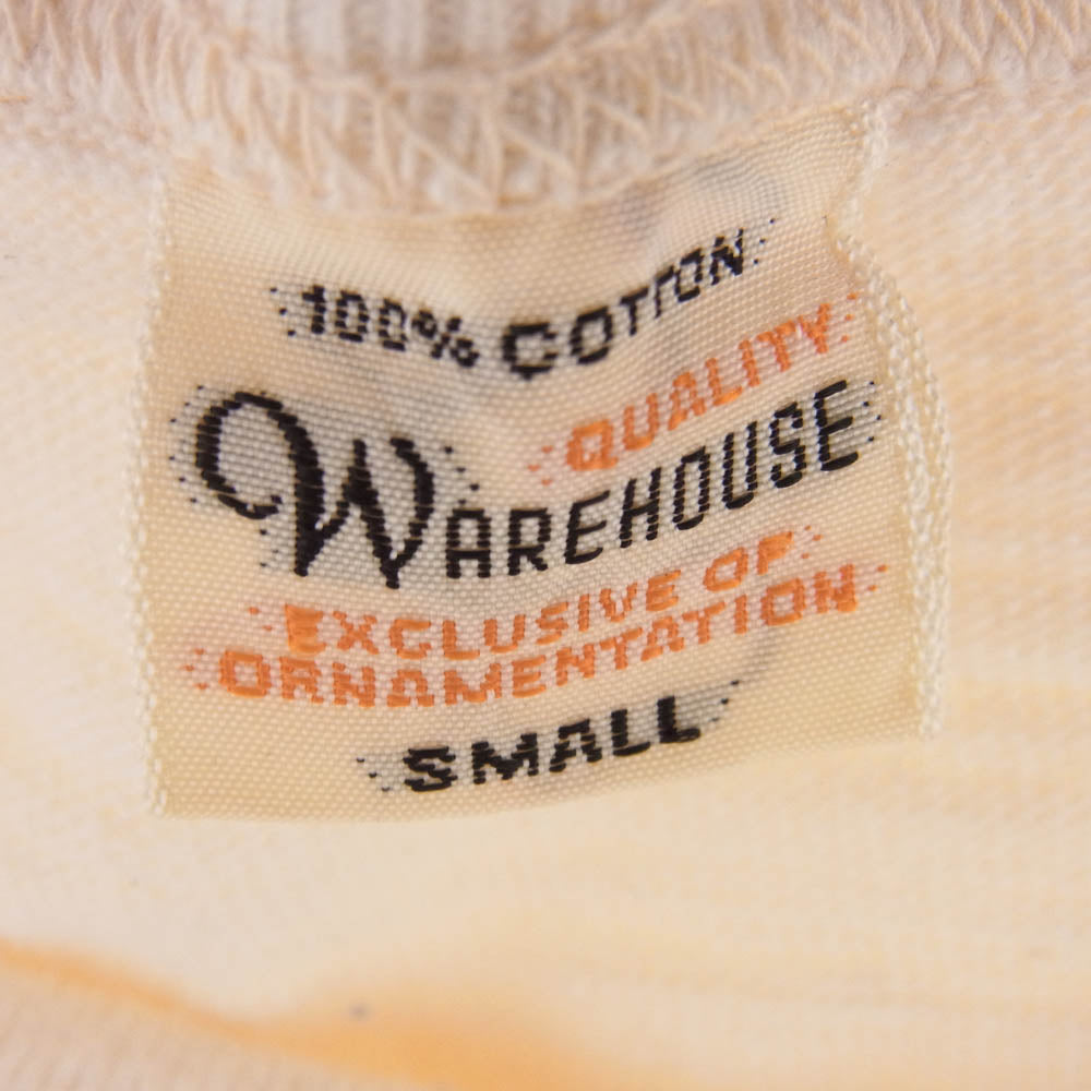 WAREHOUSE ウエアハウス MIDDLEROAD WIKDCATS プリント 7分袖 Tシャツ ベージュ系 グリーン系 S【中古】