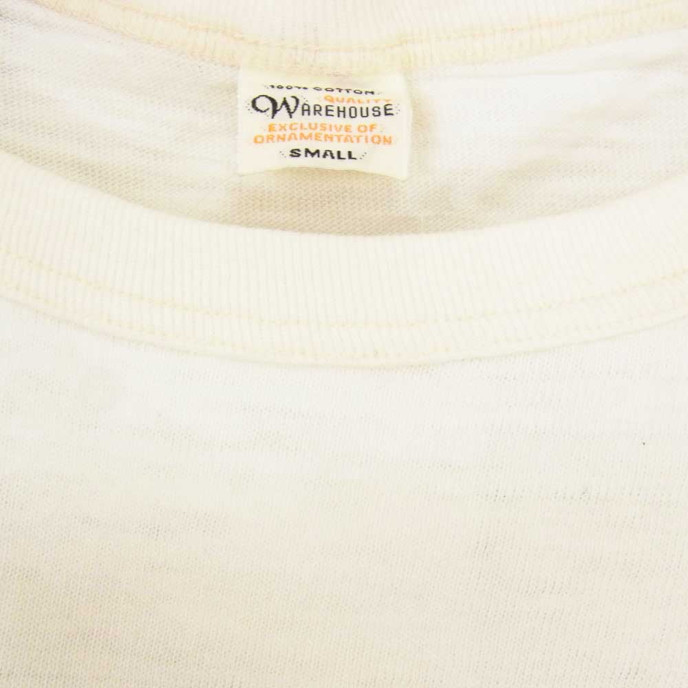 WAREHOUSE ウエアハウス ALUMNI GYM プリント 7分袖 Tシャツ ネイビー系 S【中古】