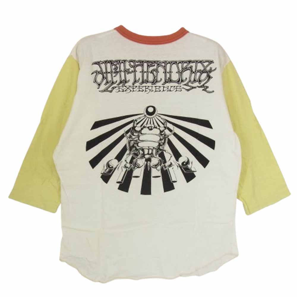 BOOTLEGGERS ブートレガーズ Jimi Hendrix ジミヘンドリクス フライングアイボール プリント7分袖 プリント Tシャツ マルチカラー系 サイズ表記無【中古】