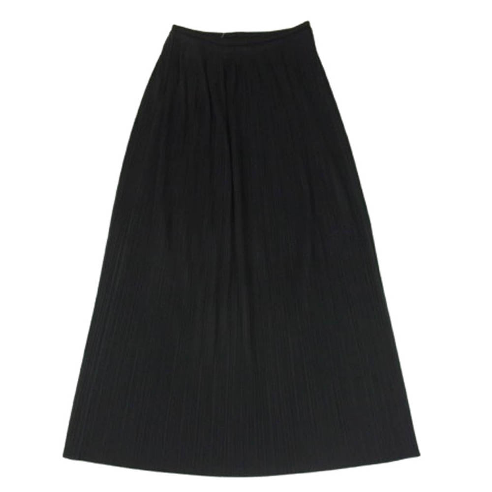PLEATS PLEASE プリーツプリーズ イッセイミヤケ プリーツ加工 ロングスカート ブラック系 2【中古】
