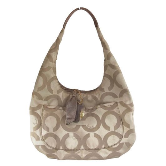 COACH コーチ 14061 ハンドバッグ ベージュ系【中古】