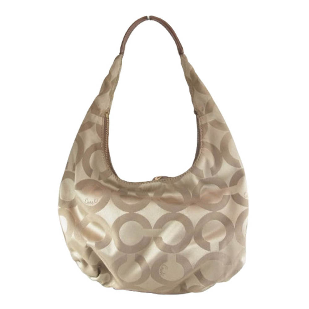 COACH コーチ 14061 ハンドバッグ ベージュ系【中古】