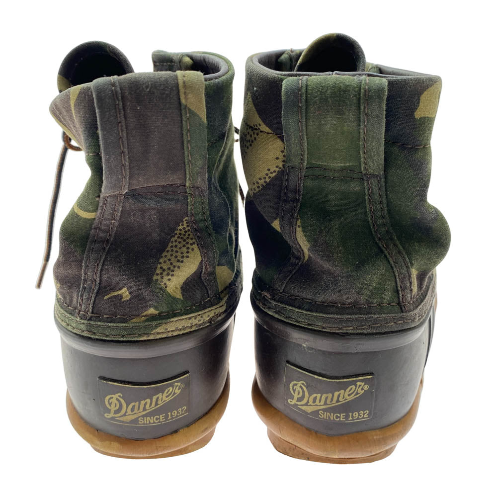 Danner ダナー D-9600 カモフラ レースアップ シューズ ブーツ ブラウン系 カーキ系 US8【中古】