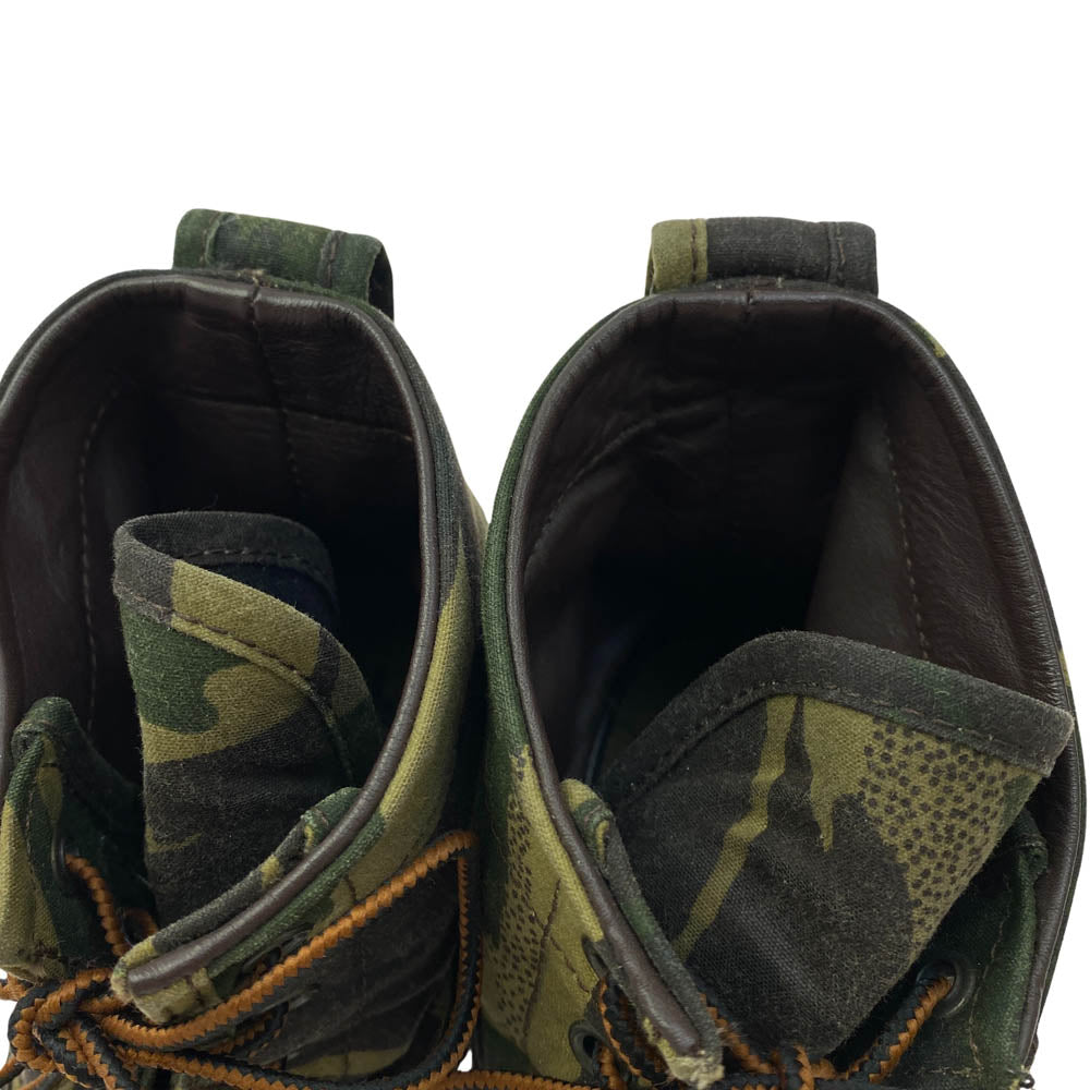 Danner ダナー D-9600 カモフラ レースアップ シューズ ブーツ ブラウン系 カーキ系 US8【中古】