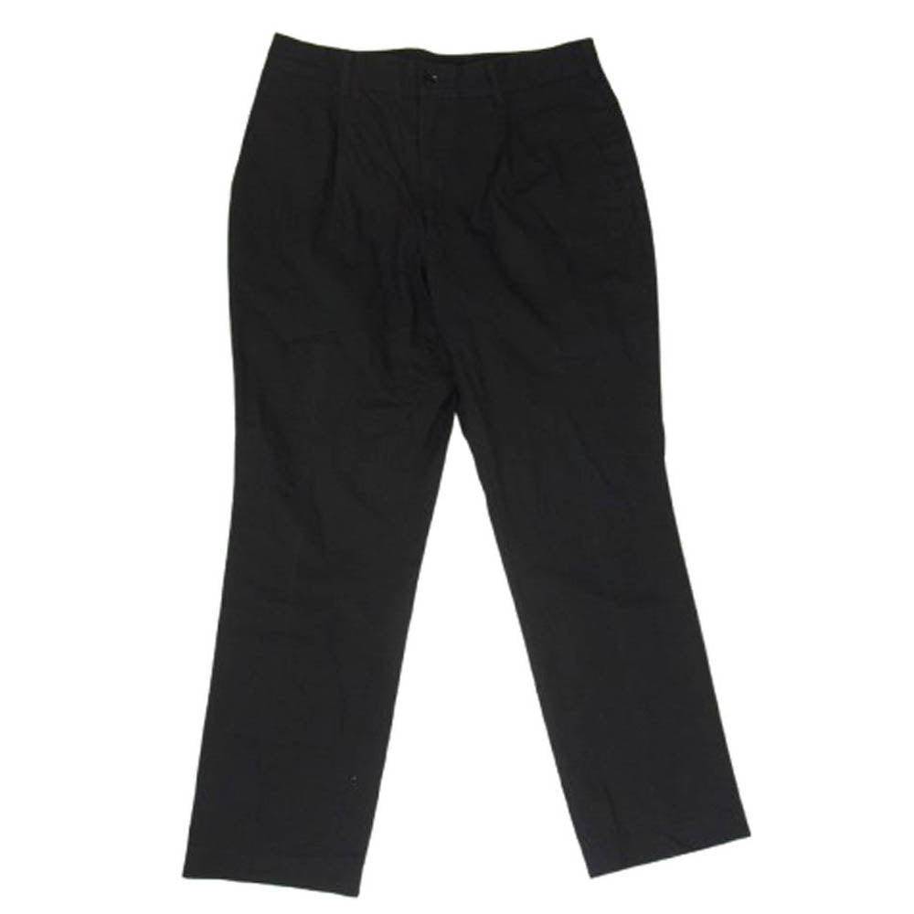 COMME des GARCONS HOMME PLUS コムデギャルソンオムプリュス PM-P055 オムプリュス コットン スラックス パンツ ブラック系 S【中古】